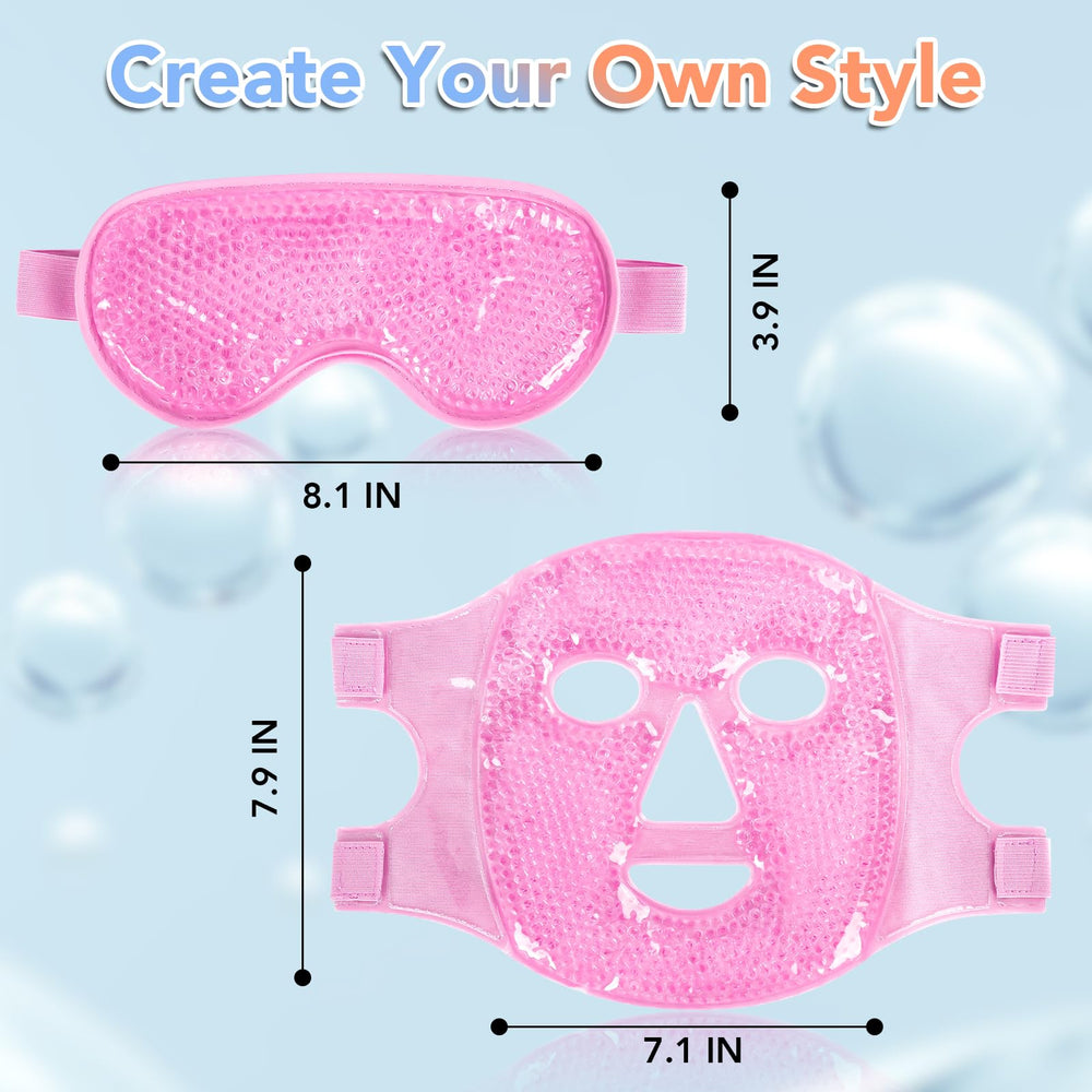 XPCARE soft material pink face mask ready for skincare routine