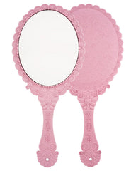 XPXKJ hand mirror with sturdy handle for easy grooming.