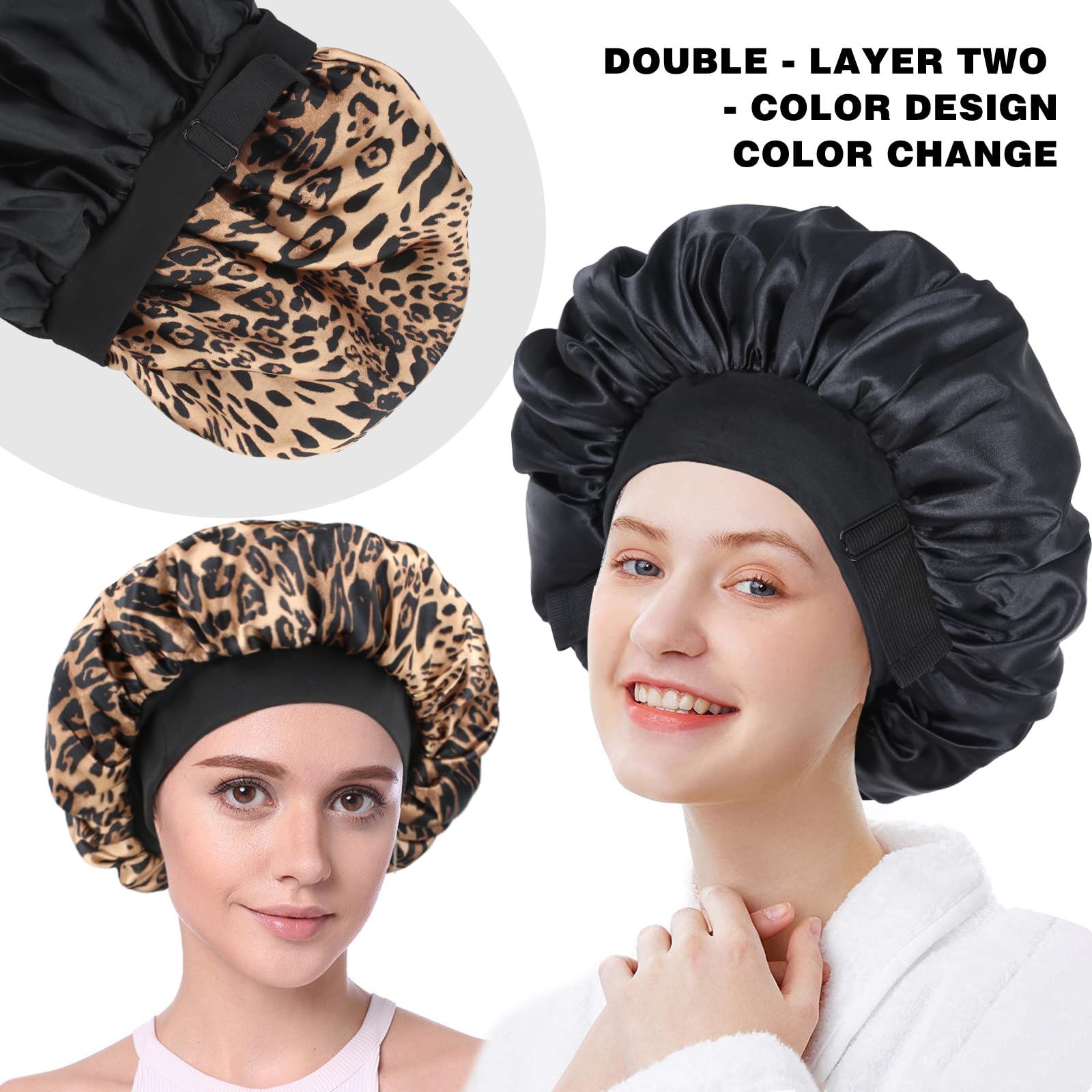 XRACEPHOL Soft satin interior for smooth, low-friction contact with hair