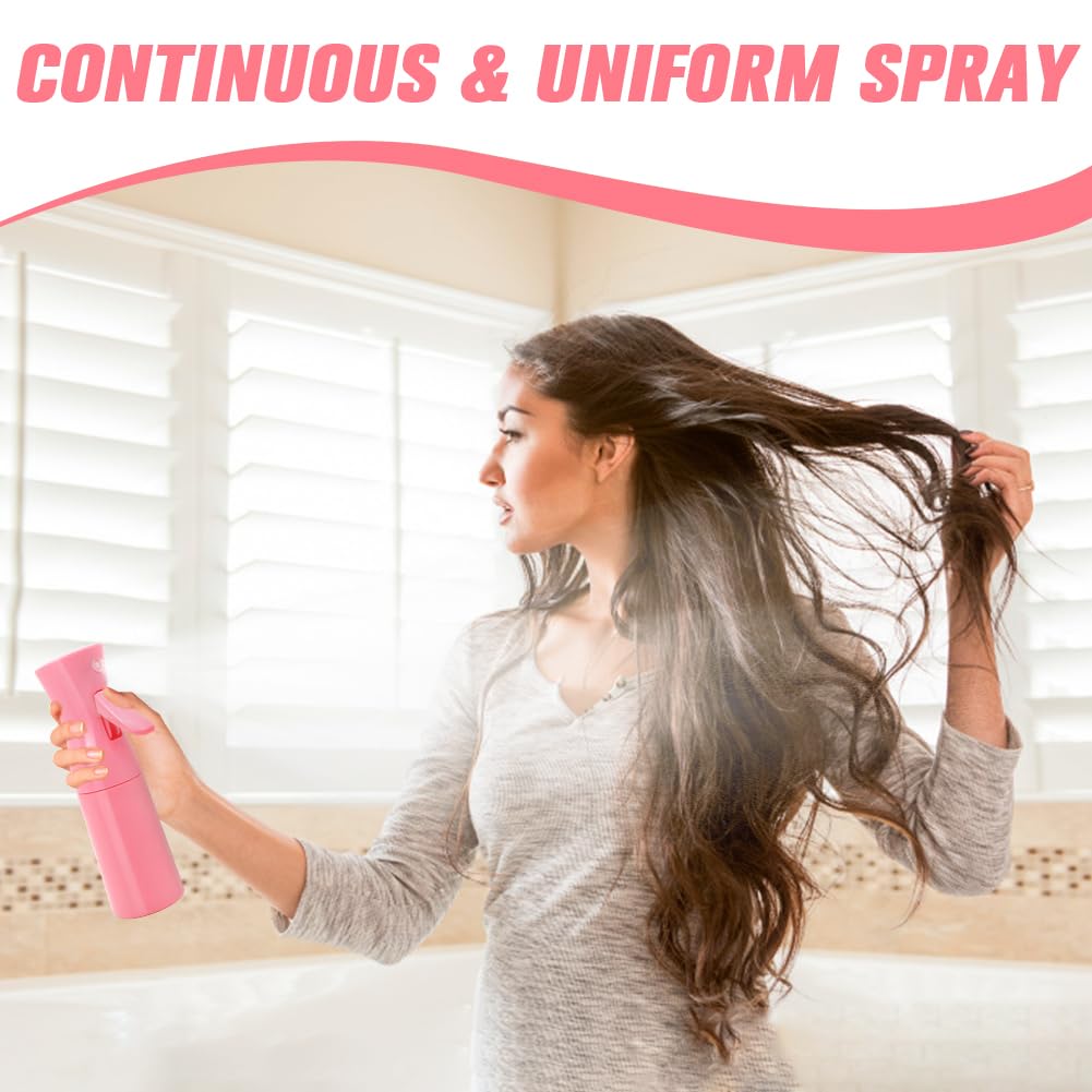 XSBAIHUO pink cleaning spray bottle ready for home use