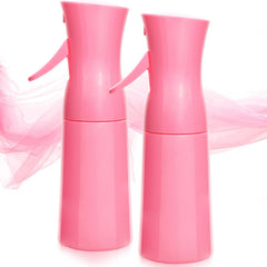 XSBAIHUO pink empty spray bottles in a two-pack for versatile use