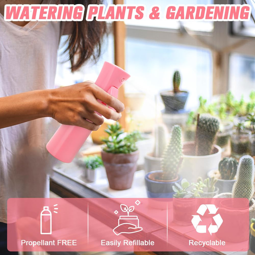XSBAIHUO pink plant-care spray bottle for gentle misting