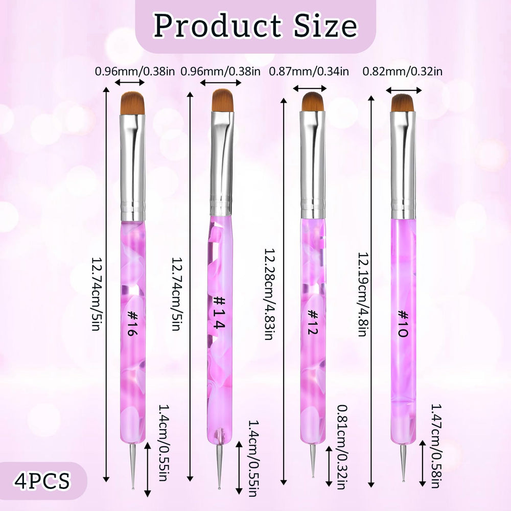 Xthrotsenk double-headed brushes for 10#, 12#, 14#, 16# sizes deliver smooth color transfer