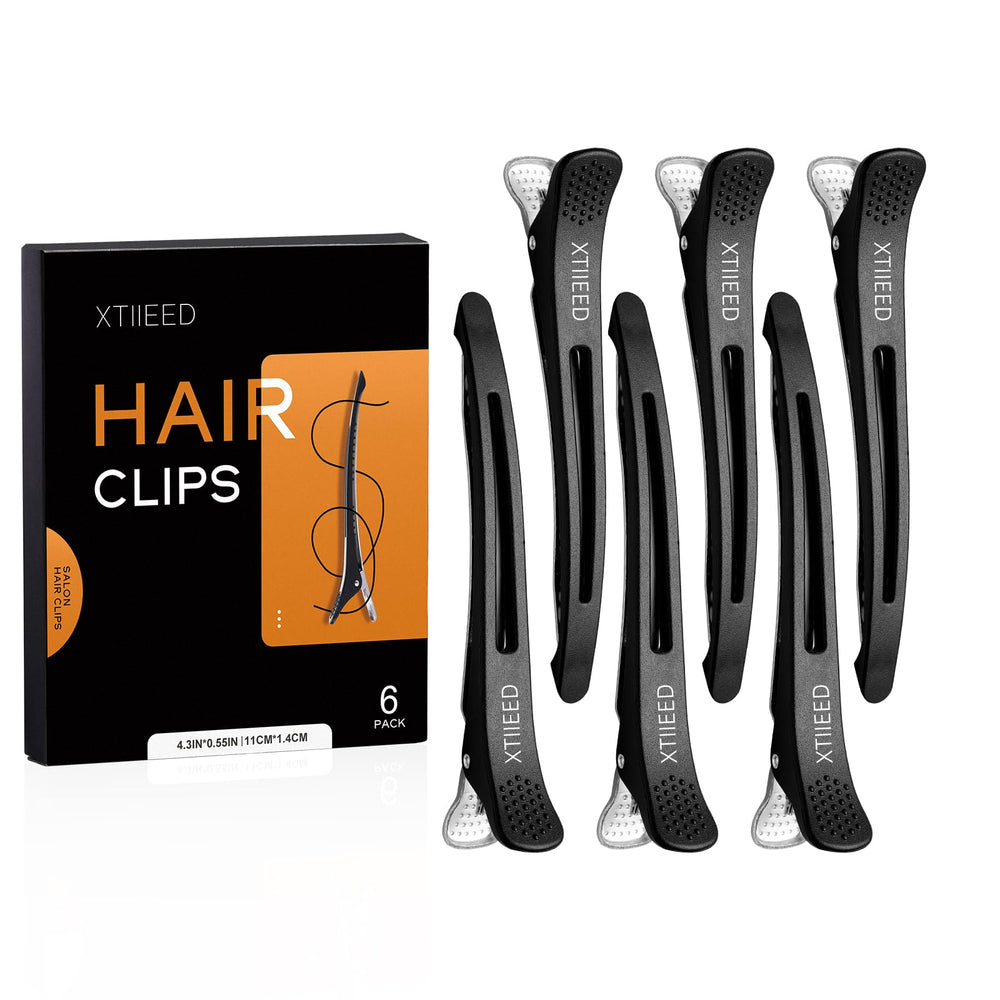 XTIIEED pinzas antideslizantes para cabello sujetan secciones sin tirones.