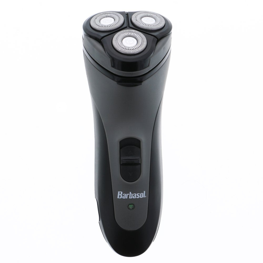 XTREME Barbasol Rotary Shaver cordless design for grooming anywhere.