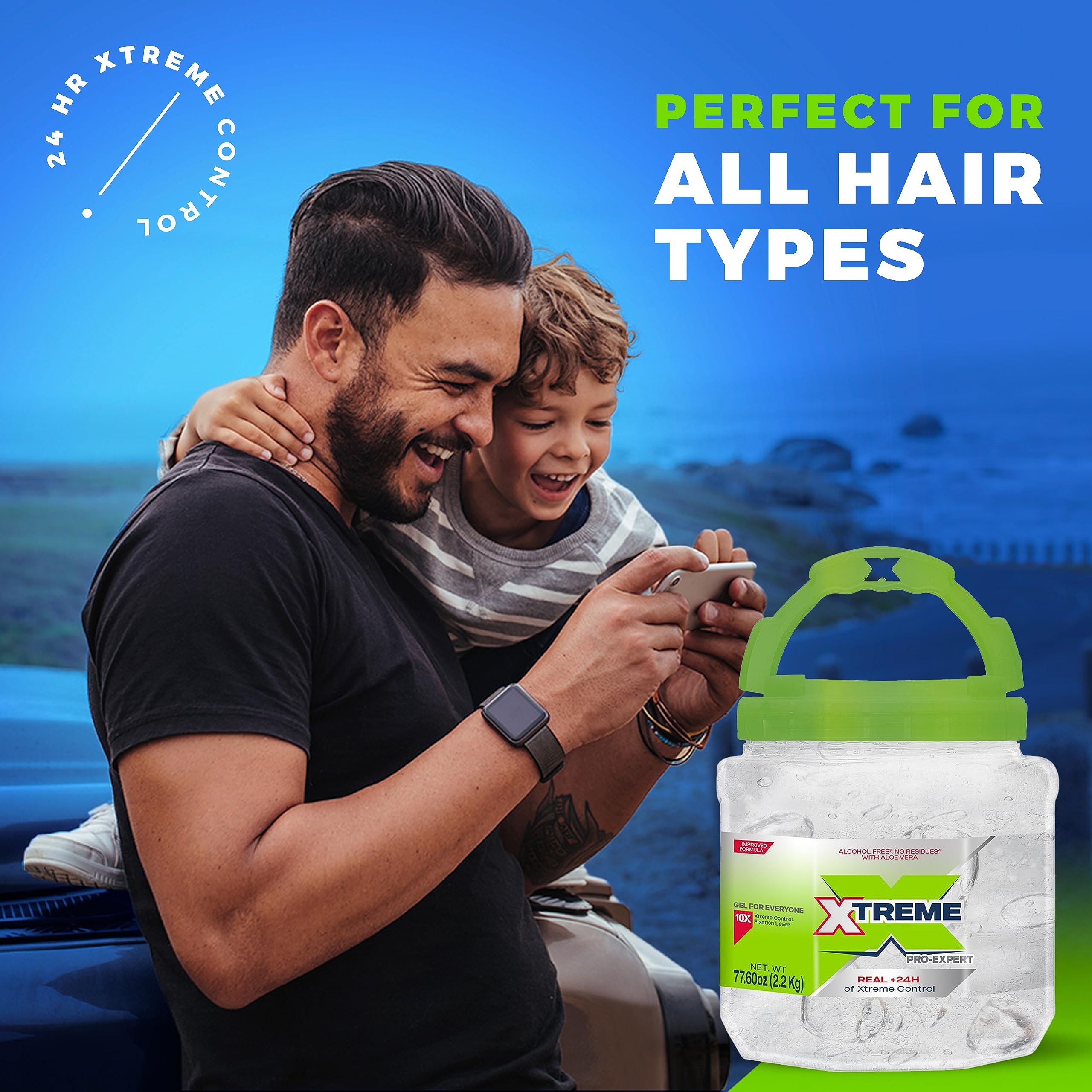 Xtreme Pro-Expert gel sin alcohol: cuidado suave sin resequedad.