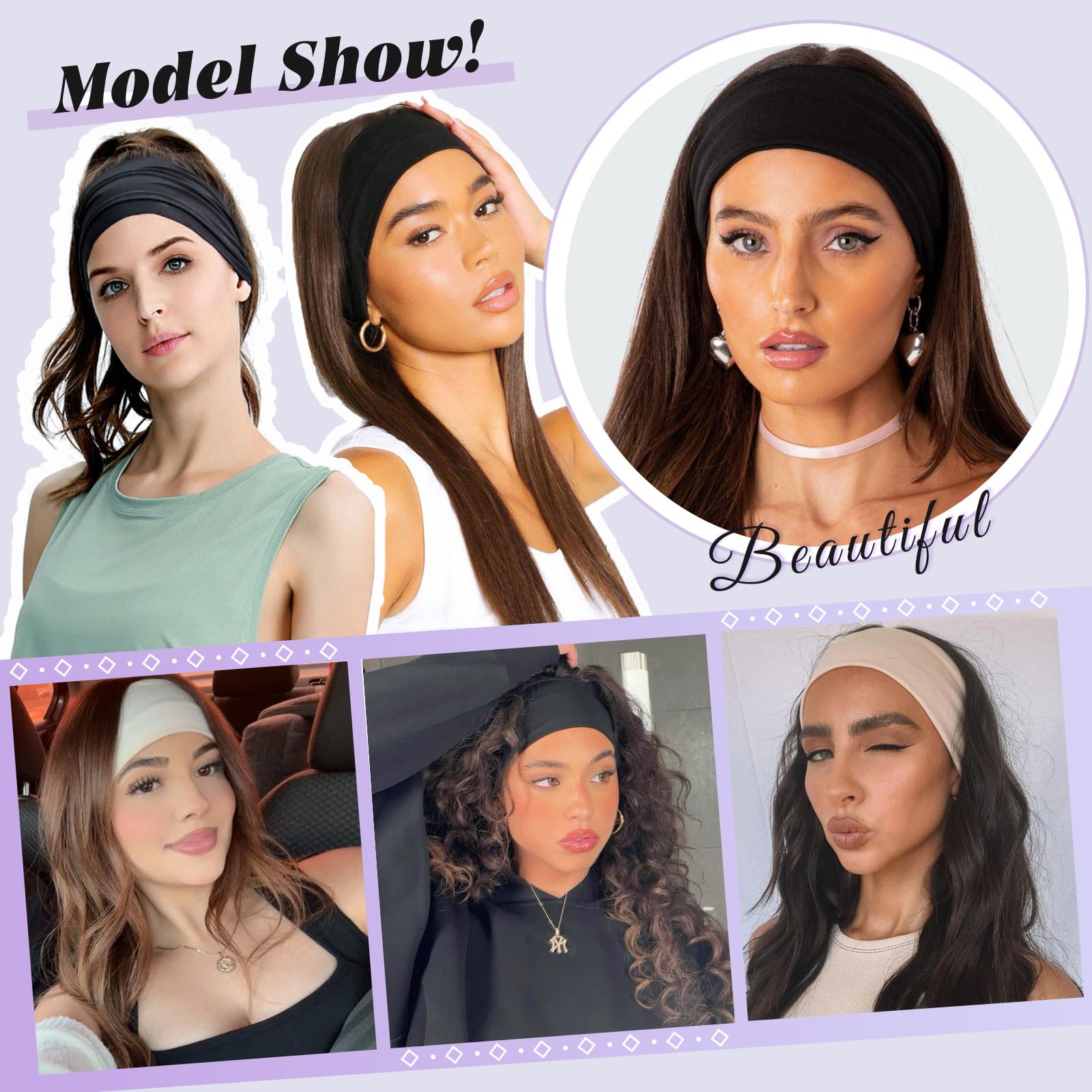 XTREND headbands folded into a narrow style, showing versatile wear options.