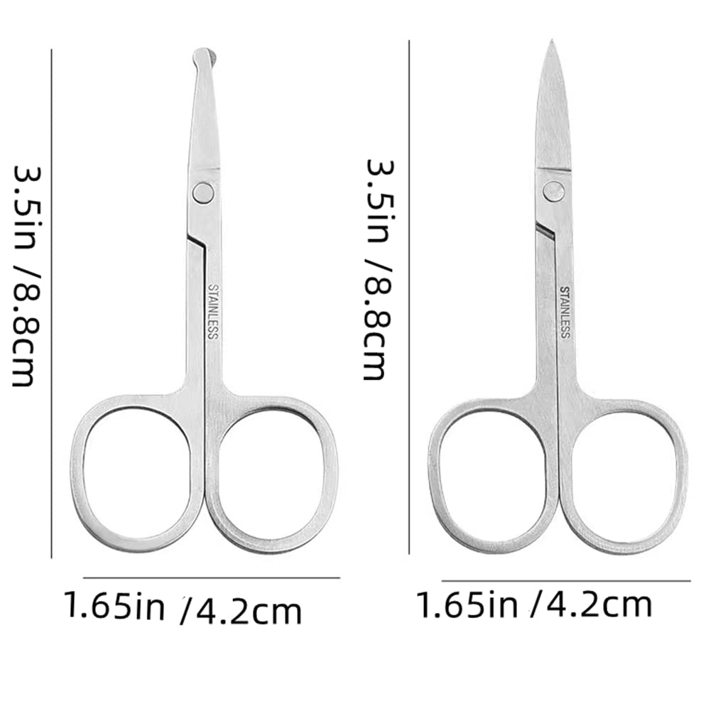 XUJINCN small scissors are compact and great for travel grooming.