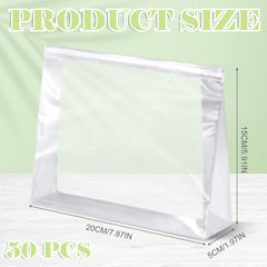 Xuniea mini clear pouch travel size for toiletries and essentials