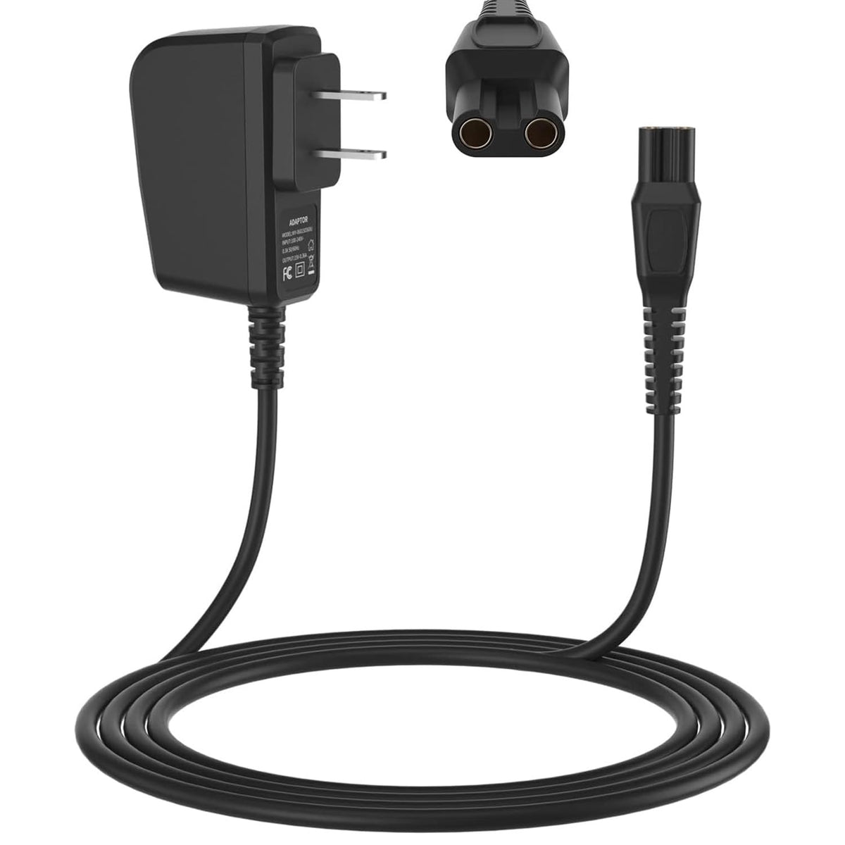 XXSZHY 15V charger cord connector end for Philips Norelco, secure power connection.
