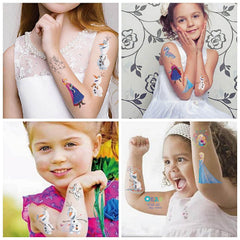 XYLL Disney princess tattoo sheets, perfect for birthday favors and imaginative play.