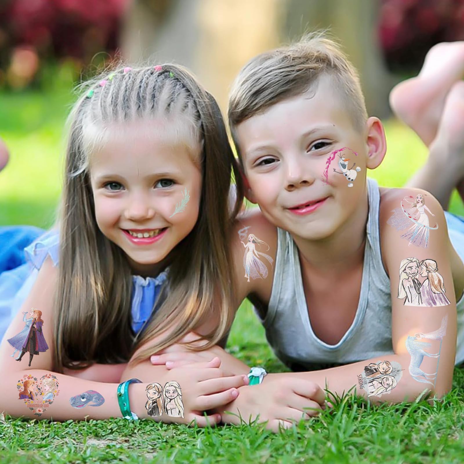 XYLL party-favor tattoos with cute designs for classroom prizes and sleepovers.