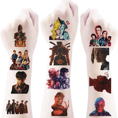 XYLL tatuajes temporales Stranger Things S5 para fiestas infantiles y manualidades.