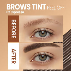 XZMeiLun Brow Tattoo Peel Off with clip tool for clean removal.