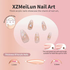 XZMeiLun diseño con corazones y motivos celestiales para un estilo único