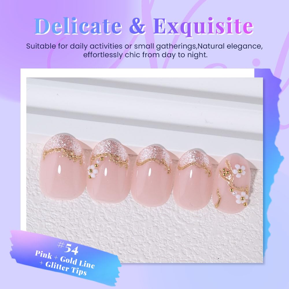 XZMeiLun included nail file and wooden stick help removal and shaping.