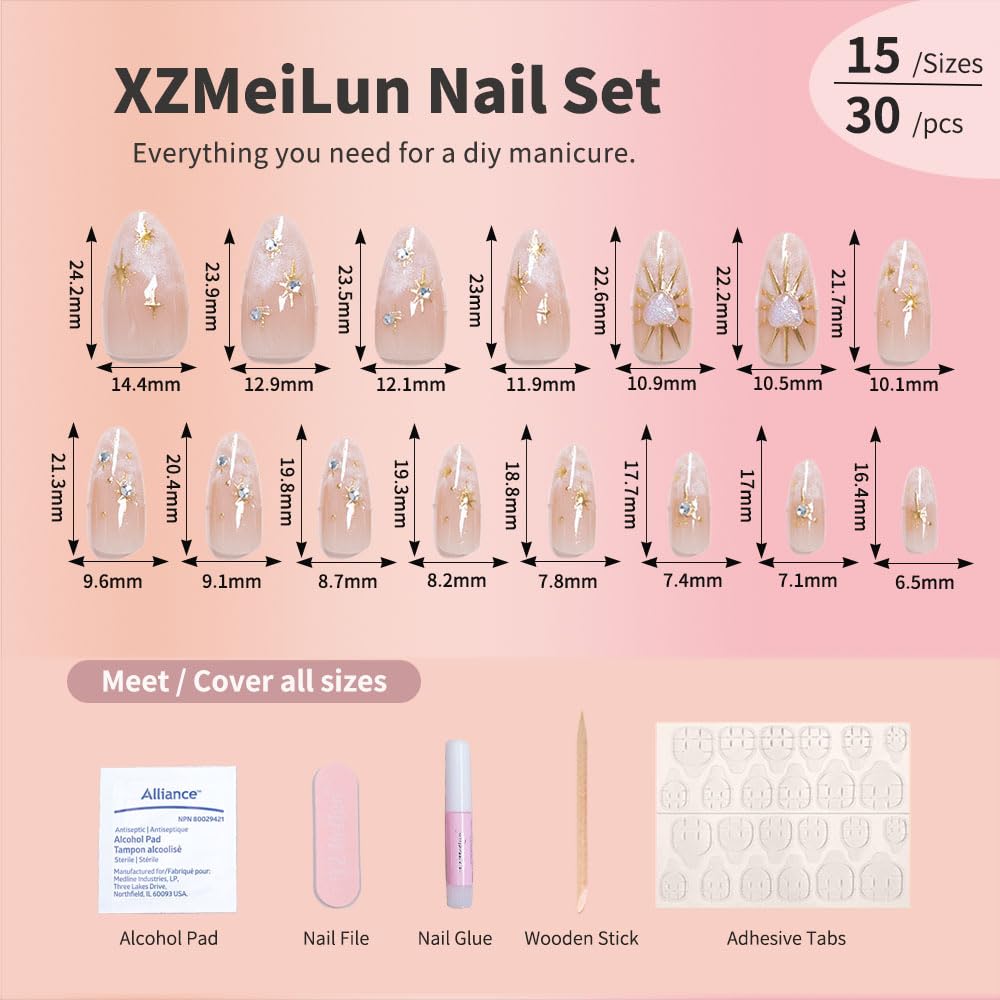 Pegamento celestial para uñas de XZMeiLun facilita la fijación
