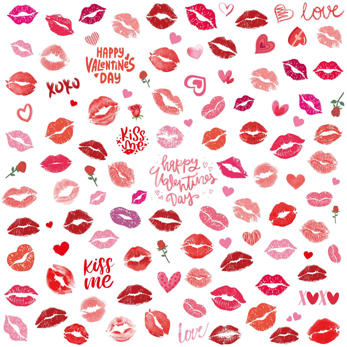 XZENTIRA Valentines tattoos heart-kiss-rose designs for playful date-night looks.