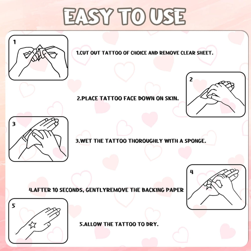 XZENTIRA adult-friendly tattoos add fun flair to Valentnes and Galentines events.