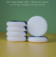 Yababa Powder Puff handheld design for one-handed precise powder placement.