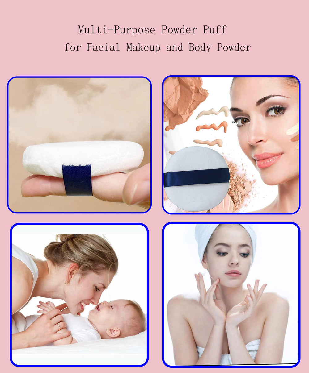 Yababa Powder Puff features seamless construction and a smooth surface.
