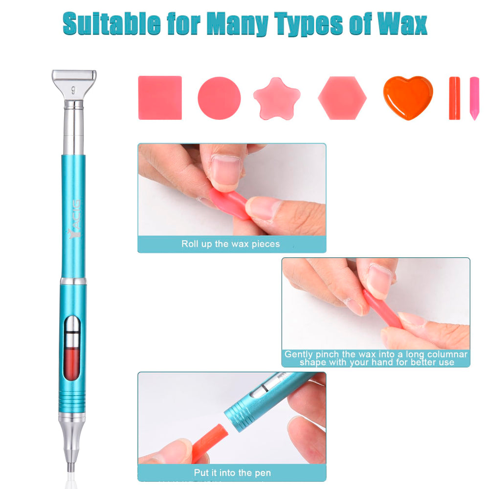 Yacig Diamond Art Pen sturdy metal construction for long-term use.