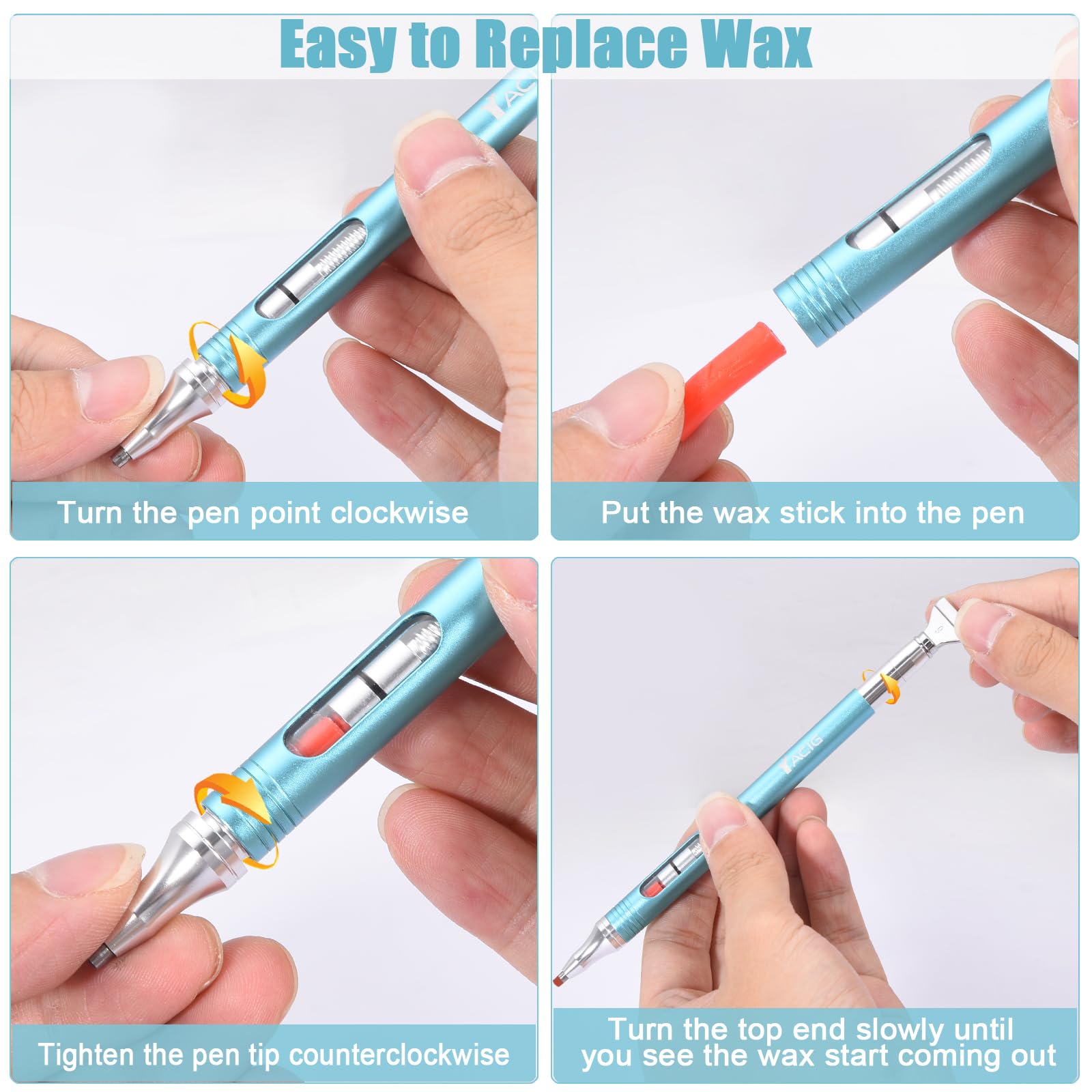 Yacig Diamond Art Pen ideal for nail art and DIY crafts.