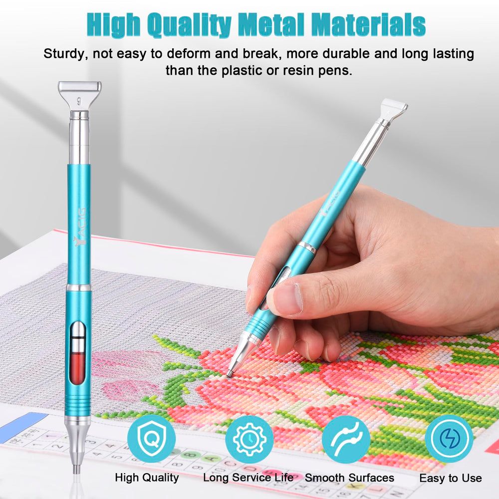 Yacig Diamond Art Pen packaging and setup for quick start.
