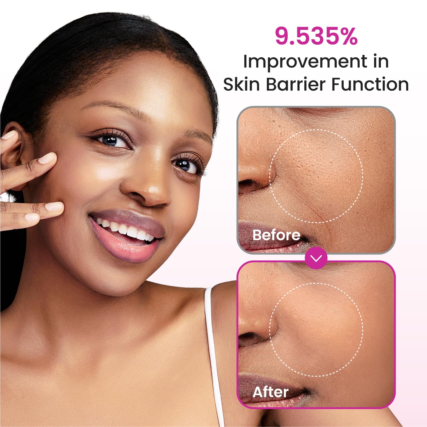 YADAH Collagen Hydra Core Cream massage action demonstrating fast absorption and soothing feel.