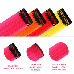 YaFex 22-inch extensions unfold to reveal length and flow.