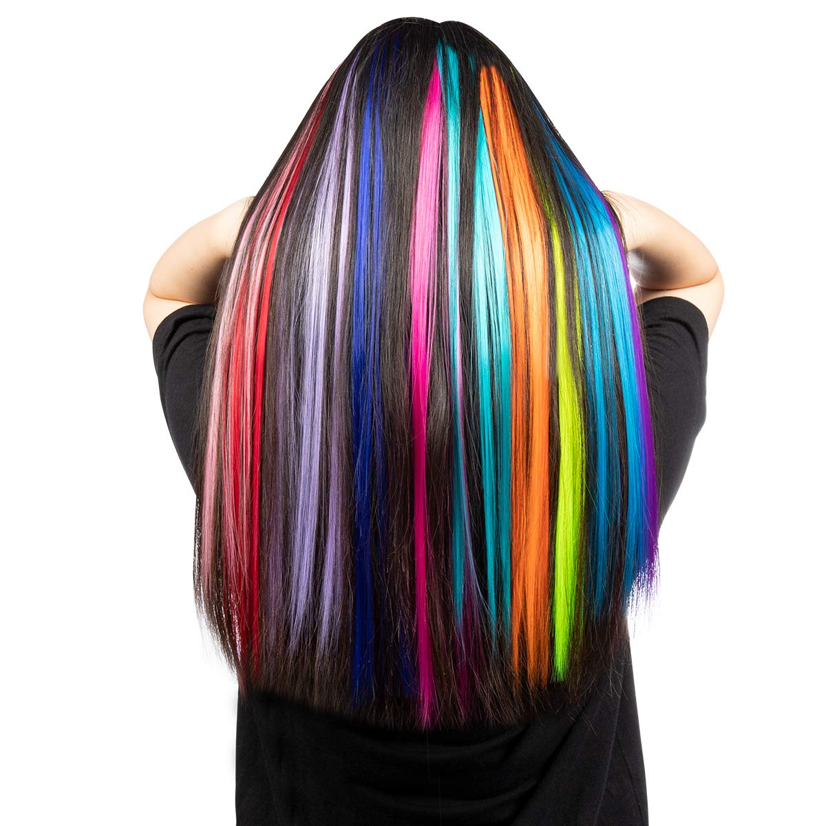 YaFex 22-inch clip-ins offer dramatic length without dyeing.