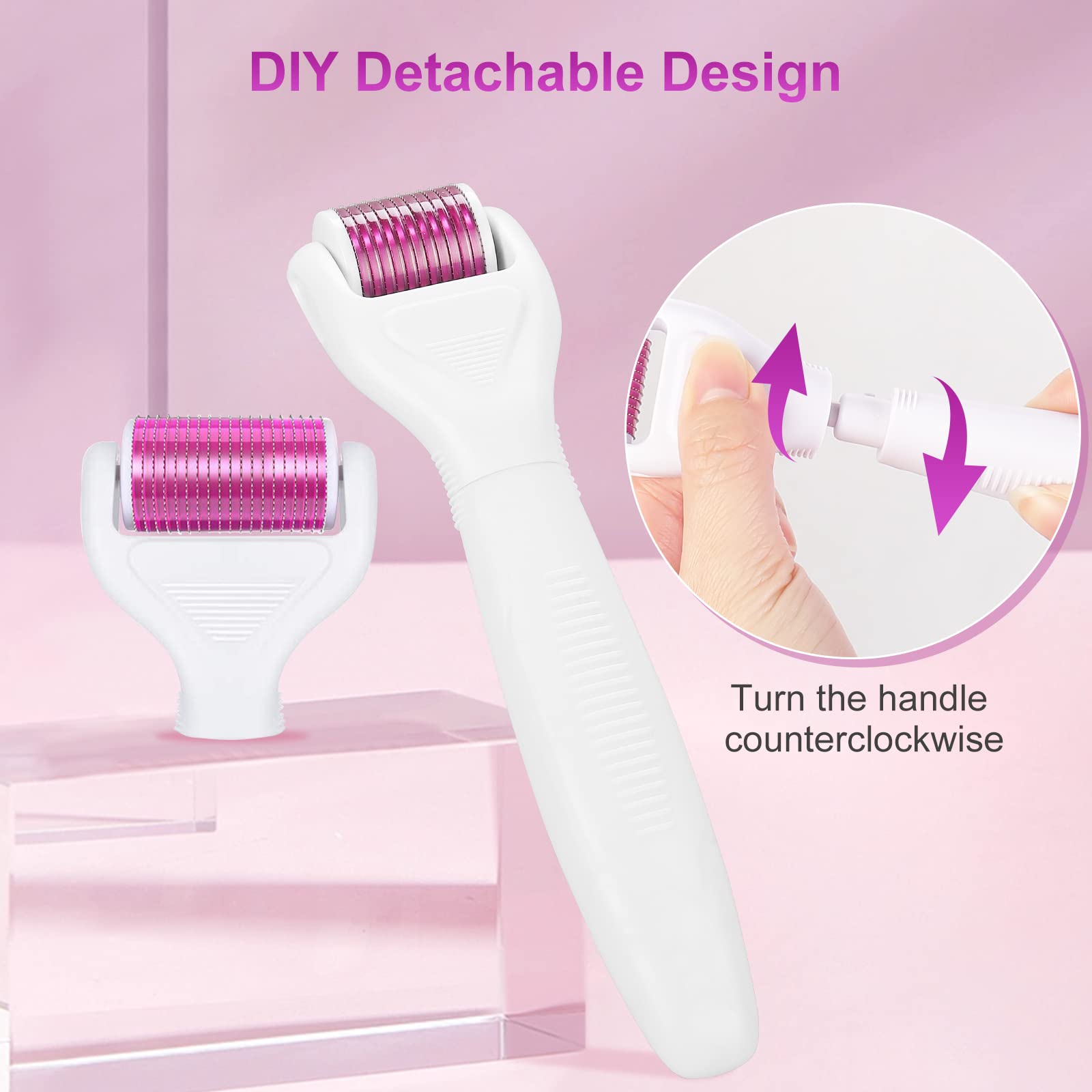 YaFex replacement heads for derma roller enable quick swaps and longer kit life