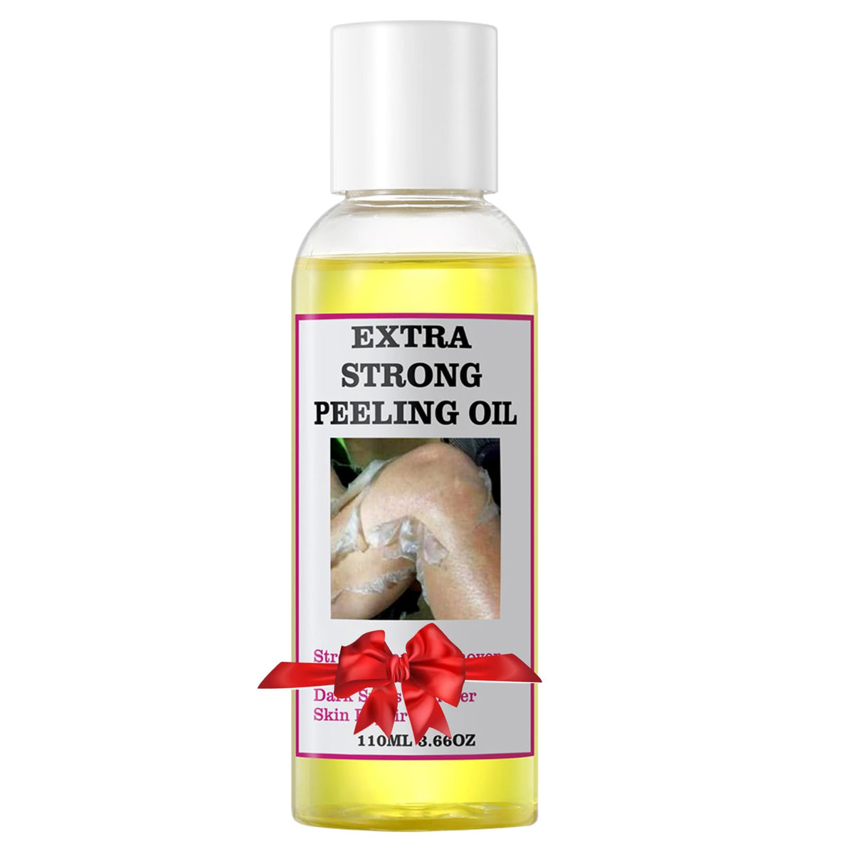 YAFUSIPE Aceite exfoliante amarillo en bote, exfoliación suave para piel sensible