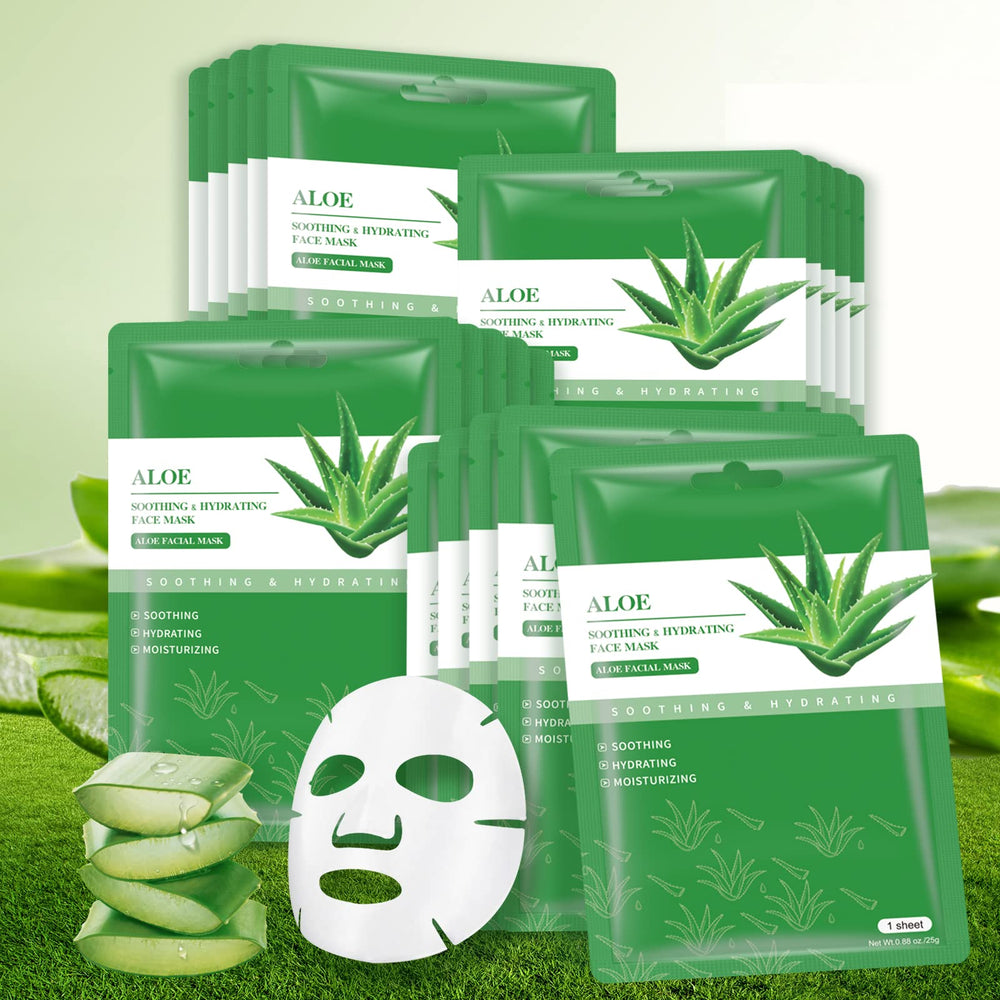 YAFUSIPE Aloe Vera sheet mask hydrates and soothes all skin types.