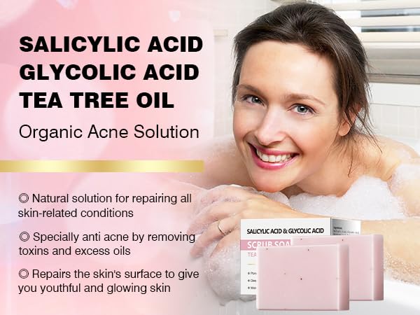 YAFUSIPE jabon exfoliante uso diario para rostro y cuerpo