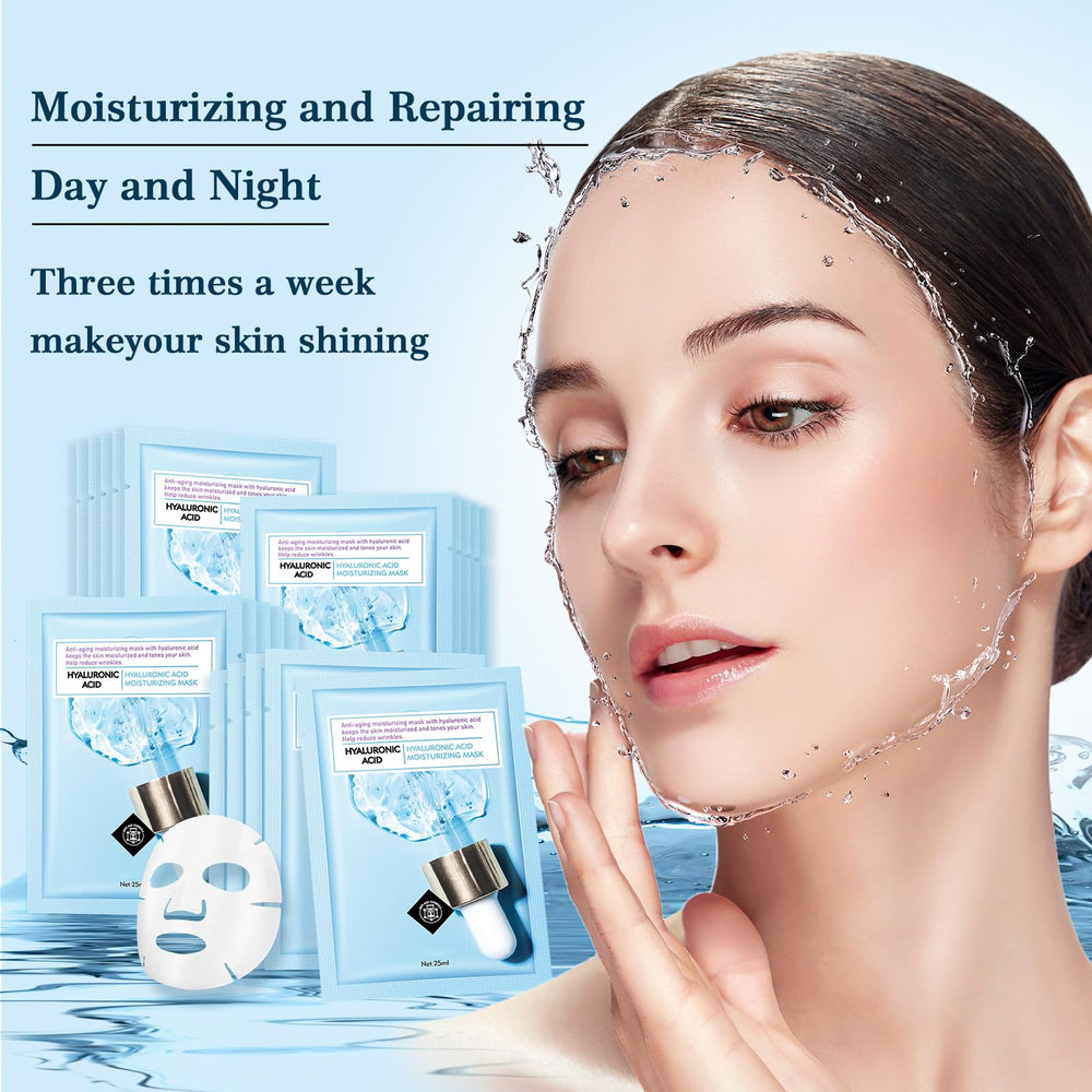 Con ingrediente hialurónico en mascarilla YAFUSIPE para hidratación diaria.