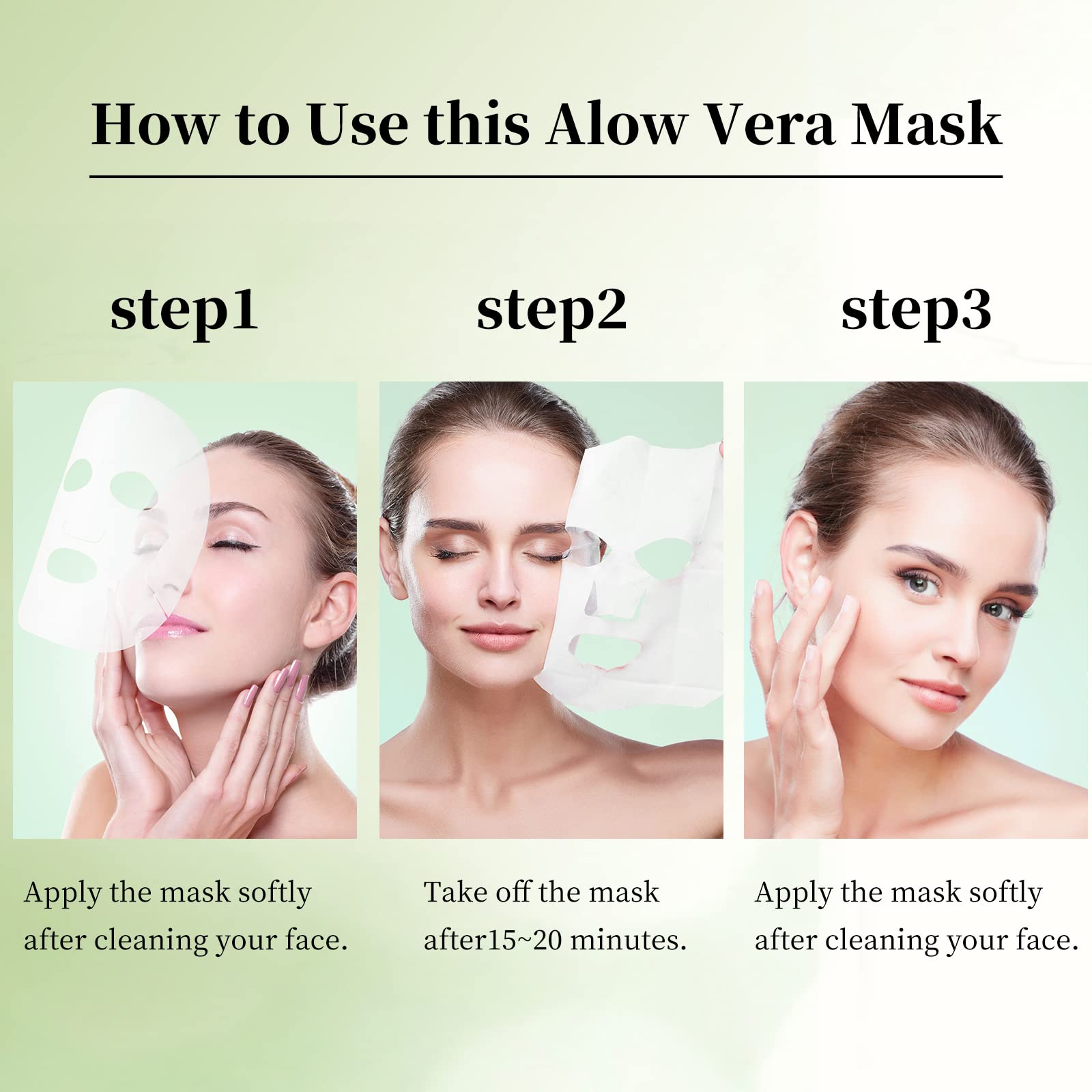 YAFUSIPE Pack of 10 sheet masks for convenient home care.