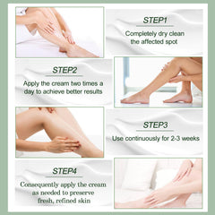 YAFUSIPE Tea Tree Foot Lotion application demonstrates soothing, moisturized feet after use