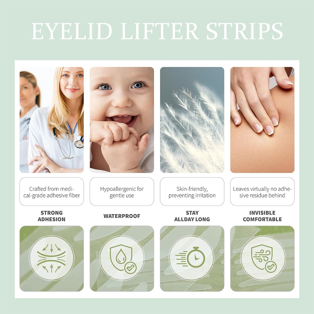 YAGUVI eyelid tape 7mm strip for wider lid and symmetry