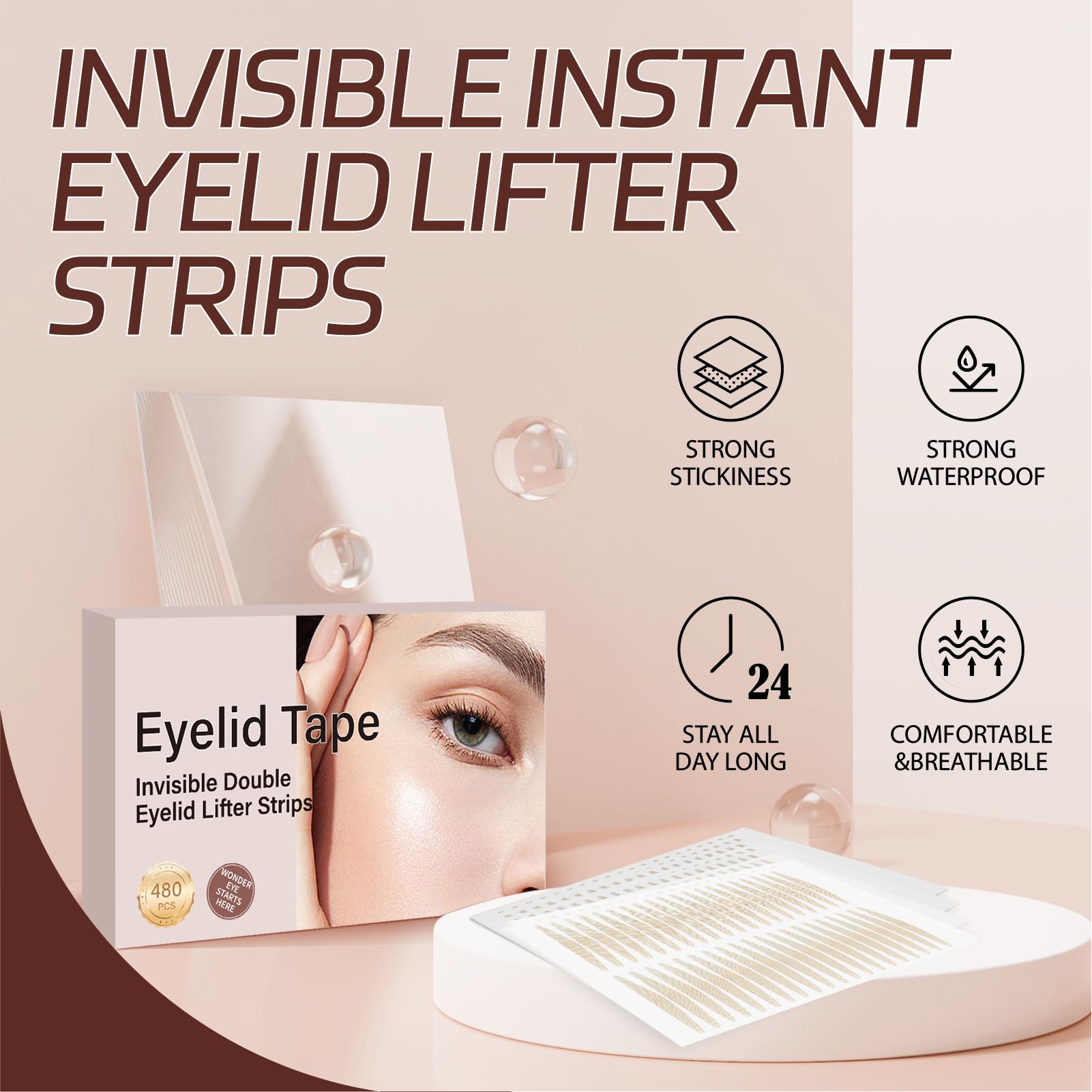 YAGUVI flat slim design blends seamlessly with makeup.