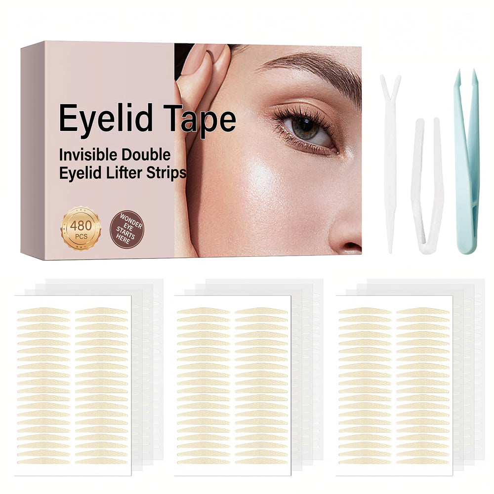 YAGUVI eyelid tape for hooded eyes provides invisible lift for a brighter look.