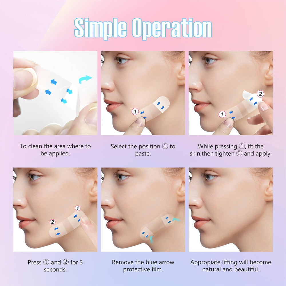 YAGUVI Cinta de elevación facial ideal para uso diario con maquillaje