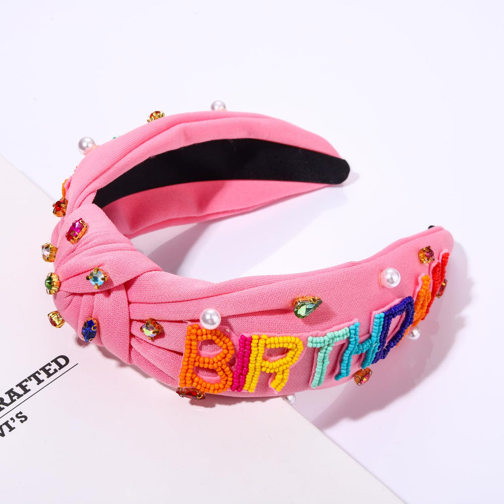 Diadema YAHPERN para fiestas y cumpleaños, brillo sin esfuerzo.