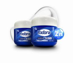 Desodorante en crema Yahve Yodora Clásico, envase de 32 g para protección duradera.