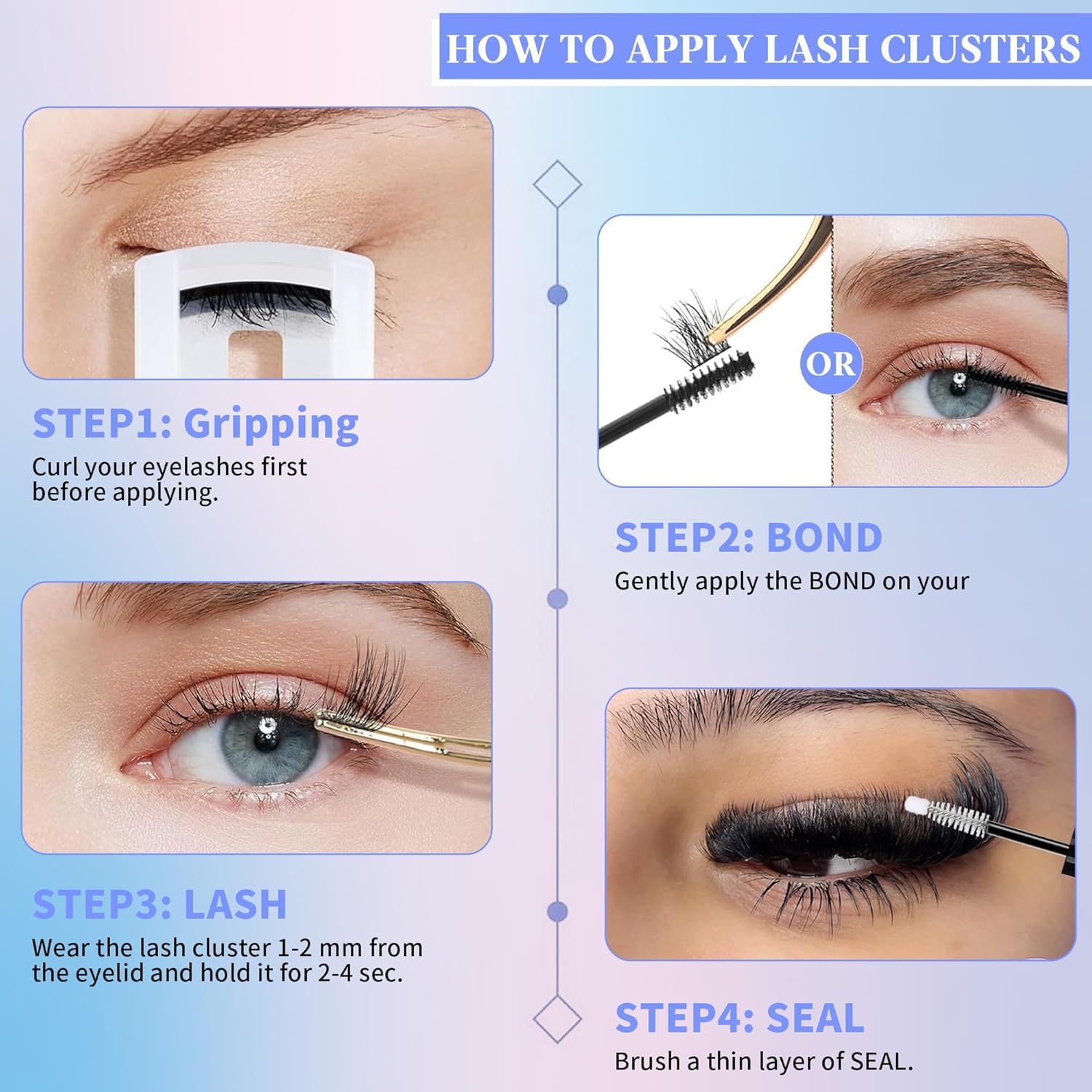 Yaiseiko 224-piece DIY home lash kit for versatile looks