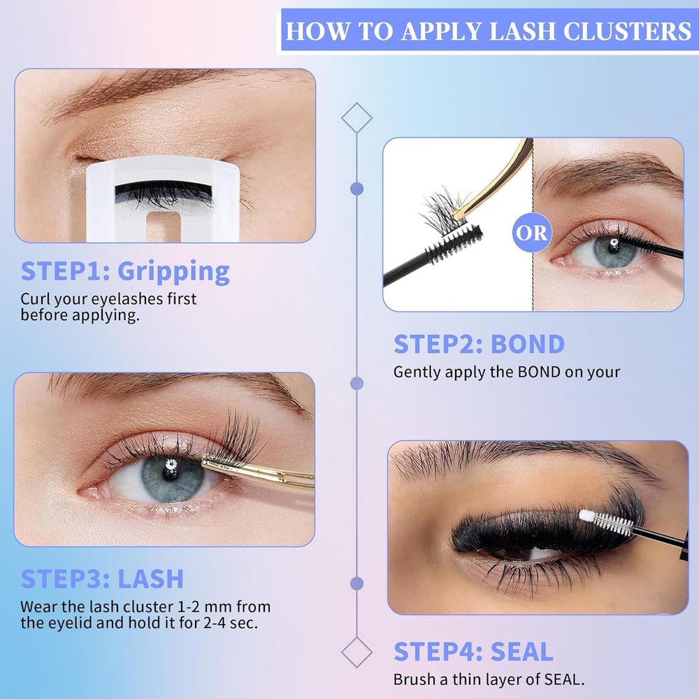 Yaiseiko 224-piece DIY home lash kit for versatile looks