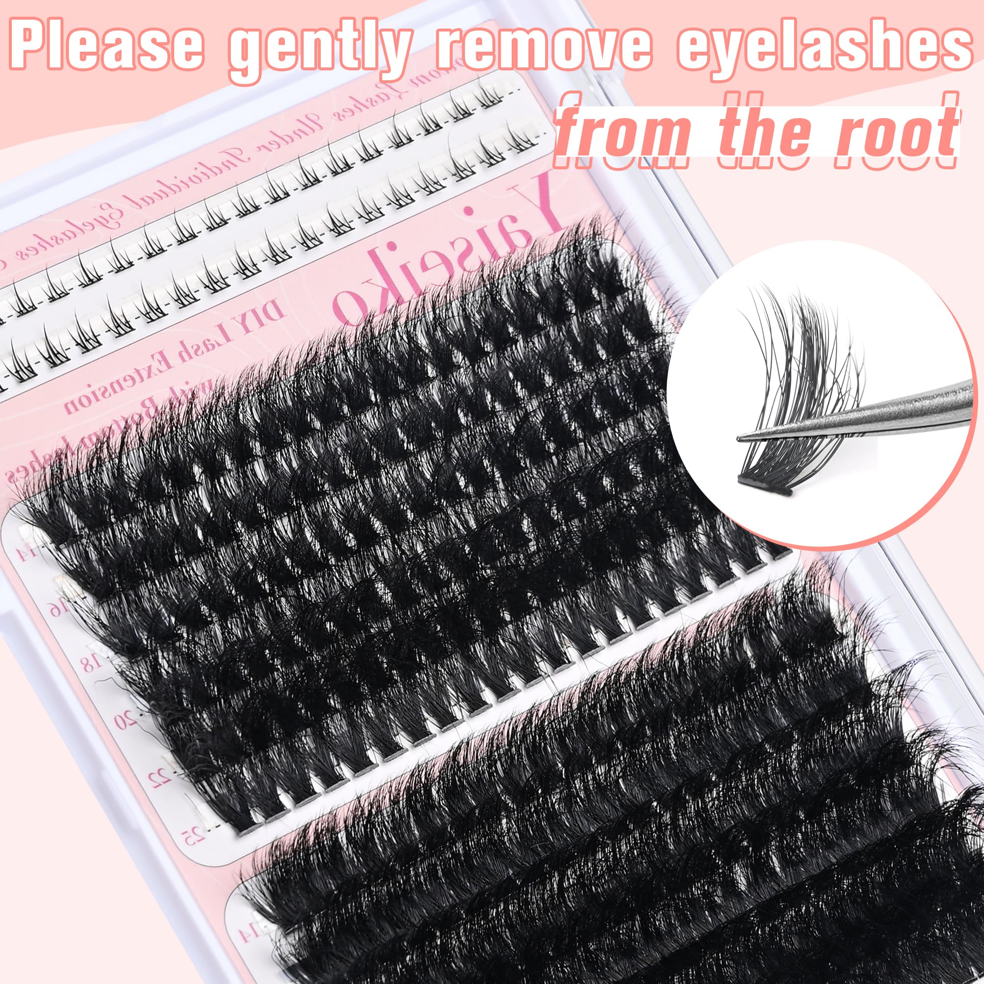Yaiseiko 276-piece DIY lash kit supports creative, customizable looks.