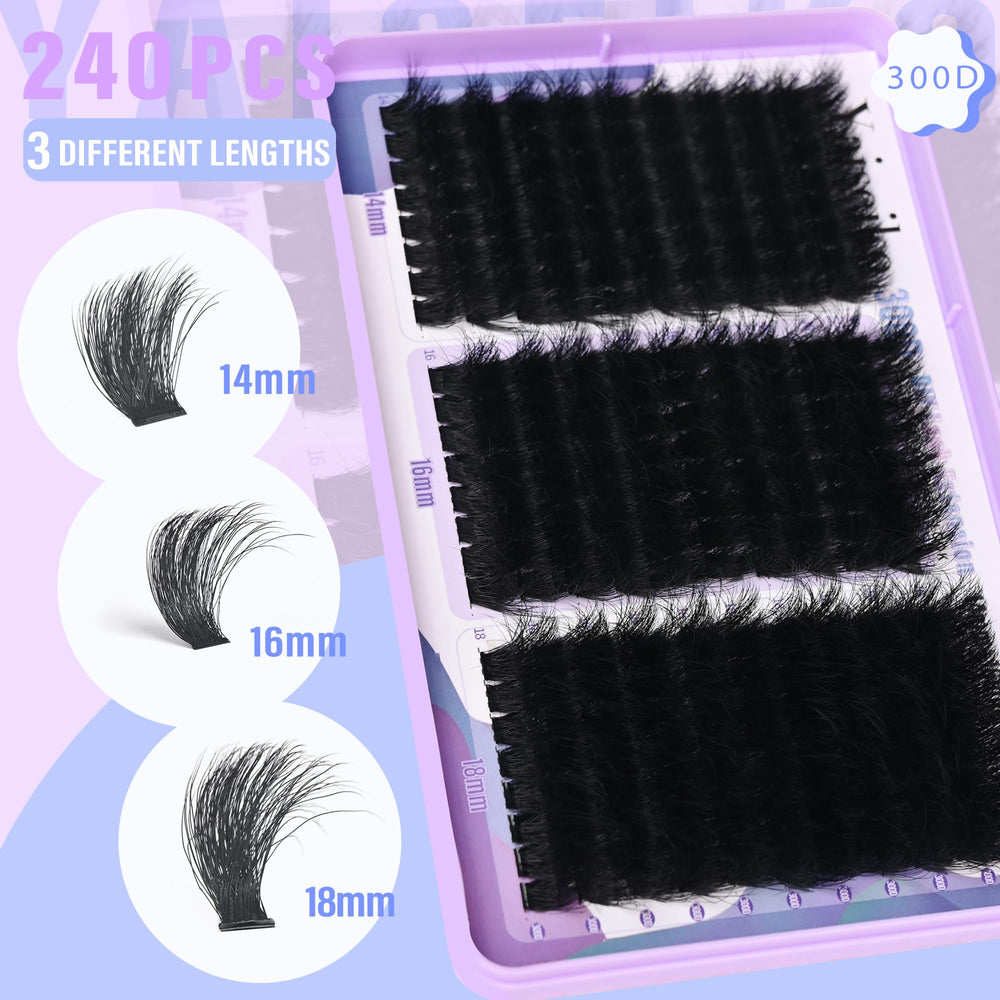 Yaiseiko dramatic D-Curl clusters highlight bold lift and matte-black finish.