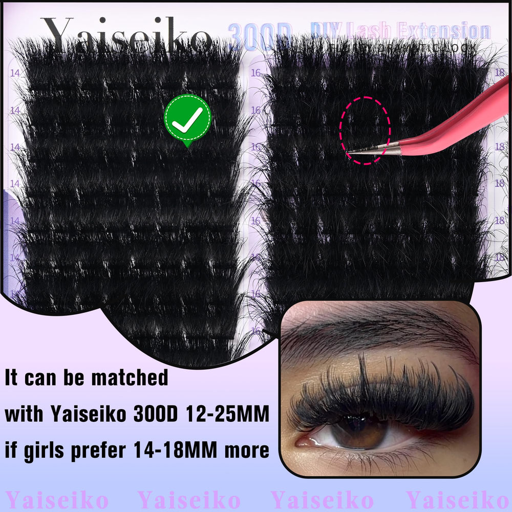 Yaiseiko DIY lash enthusiasts can apply at home with ease.