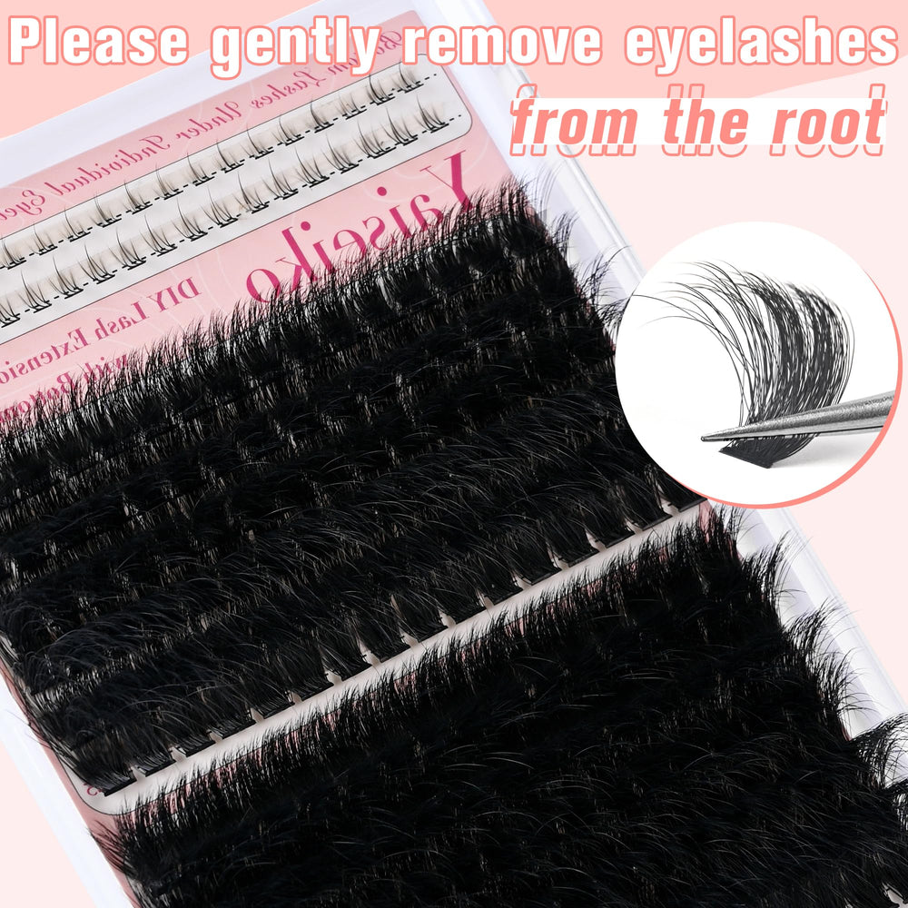 Yaiseiko lash clusters water-resistant hold for gym and events.